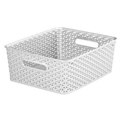 Stylish Looking. The Target shopping basket is also known as the “Target red basket”, it’s well-designed, with a curved “8” shape of the basket, a curved handle, and round holes …